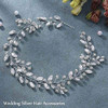 Unicra Bride Wedding Rhinestone Hair Vine Bridal Silver Hair Piece Crystal Headband Hair Accessories for Women and Girls
