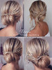 Unicra Bride Wedding Rhinestone Hair Vine Bridal Silver Hair Piece Crystal Headband Hair Accessories for Women and Girls