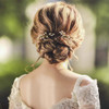 Unicra Bride Wedding Crystal Hair Pins Bridal Rhinestone Hair Pieces Wedding Hair Accessories for Women and Girls Pack o
