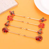 Boderier 8 Pack Thanksgiving Hair Clips for Women Fall Maple Leaf Turkey Hair Bobby Pins Thanksgiving Holiday Party Cost