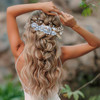 4 Pieces Bridal Flower Wedding Hair Comb Rhinestones Crystal Floral Hair Pins Hair Clips Wedding Hair Accessories Hair J