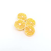2PCS Double Orange Slices Hair Clips for Women Girls Bangs Side Hairpins Creative Barrettes Duckbill Hair Accessories