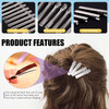 Swpeet 200Pcs 3inch 75cm Alligator Hair Clips Kit Perfect for Metal Duck Bill Hair Clips Flat Top Single Prong Hairpins