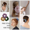 Cehomi 75 Pcs Velvet Hair Scrunchies Hair Bands for Women or GirlsElastic Soft Ponytail Holder Hair Ties for Birthday Pa