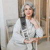 Vovii 60th Birthday Sash and Tiara Silver Tiara 60th Birthday Gifts for Women 60th Birthday Decorations for Women Happy