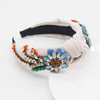 QTMY Rhinestone Crystal Headbands for WomenHair Hoop Accessories Headwear Jewelry522Beige