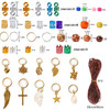 Leeven 417PCS Dreadlock Accessories Hair Braid Accessories with Braid Rings Hair Hoops Hair Clips Dreadlock Beads Colorf