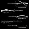 16 Pieces Silver Rhinestone Bobby Pins Set Delicate Decorative Fancy Crystal Hair Clips Shiny Fancy Metal Barrettes I S