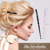 6 Pcs Acetate Hair Stick Tortoise Shell Hairpin Chopstick Hair Accessories Leopard Print Hair Pin Retro Hairpins Disk Ha