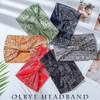 Olbye Headbands for Women Wide Boho Headband Knotted Turban Head Bands Elastic Non Slip Hairbands Floral African Head Wr