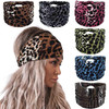 Olbye Headbands for Women Wide Boho Hairbands Knotted Turban Headband Tie Dye Non Slip Elastic Head Bands Floral African
