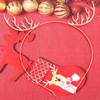 ELEARD Christmas Headbands for Girls Womens Sparky Crystal Reindeer Horn Snow Headbands Santa Holiday Hair Band Headpiec