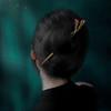 CHOISBEING Carved Wooden Hair Stick for Women Handmade Hair Pin for Long Hair Chopsticks for Buns Wooden Hair Fork for H