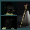 CHOISBEING Carved Wooden Hair Stick for Women Handmade Hair Pin for Long Hair Chopsticks for Buns Wooden Hair Fork for H