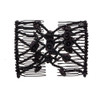 LOVEF Fashion Jewelry HandBeaded Wild Magic Hair Comb Hair Accessories Hair Beauty Decoration Black