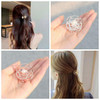 JINBUYAO 10pcs Flower Style Small Metal Hair Claw Clips Fancy Pearl Hair Clip Sweet Hair Accessories for Women and Girls