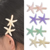 4pcs Starfish Mermaid Hair Clips for Women Girls Seastar Rhinestone Hair Barrettes for Girls Beach Hair Accessories for