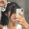 KDDOM 2 PCS Cow Pattern Velvet Hair ScrunchiePonytail Holders Elastic Hair Ties Rope Headwear Hair Accessories for Girls