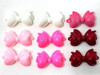 Tara Girls Self Hinge Bow Hair Barrettes Pinks 18 Pcs
