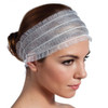 HUINI 100 Pcs Disposable Spa Nonwoven Headbands 100 Count CD104