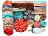 Bowtique Emilee Mini Headband Kit Makes 14 Headbands DIY Baby Headband Kit Sandy Beaches