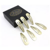 Dofash 20Pcs Snap Hair Clips Hair Grips Metal Hair Clips 5Cm2In Hair Accessories For Girls Blonde