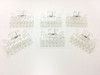 6pcs Long Clear Plastic Mini Hairpin 14 Claws Hair Clip Clamp Barrette DIY Accessories Hairpin for Women and Girls