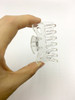 6pcs Long Clear Plastic Mini Hairpin 14 Claws Hair Clip Clamp Barrette DIY Accessories Hairpin for Women and Girls