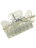 6pcs Long Clear Plastic Mini Hairpin 14 Claws Hair Clip Clamp Barrette DIY Accessories Hairpin for Women and Girls