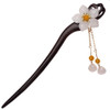 Wooden Hair Stick for Women Girl 708 Black Ebony Carved Hair Pins for Long Hair Handmand Hair Accessories for Buns Ytang