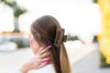 6Pcs Hair Claw Clips for Women Flower Hair Claw Clip Strong Fixation Claw Medium Fashion Square Hairclips Cute Styling C