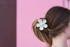 6Pcs Hair Claw Clips for Women Flower Hair Claw Clip Strong Fixation Claw Medium Fashion Square Hairclips Cute Styling C