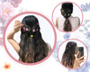 DS DISTINCTIVE STYLE Small Butterfly Hair Clips for Girls 50 Pieces Mini Butterfly Clips 12 Assorted Gradient Colors 90s