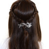 Norse Celtic Wedding Hair AccessoriesViking Antique Silver Dragon Hair Sticks Hairpin Viking Hair Slide Hairpins Men Cli