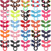 YASUNMI 50pcs Children Hair Ties200pcs Rubber Bands Cute Toddler Rabbit Ear Hair Ties Seamless No Crease Elastic Cotton