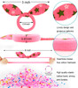 YASUNMI 50pcs Children Hair Ties200pcs Rubber Bands Cute Toddler Rabbit Ear Hair Ties Seamless No Crease Elastic Cotton