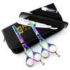 Macs Professional Titanium Barber Scissor Razors Edge Hair Cutting 5 PCs Set 625 Barber Shears W 625 TexturizingThinning