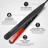 FHI Heat Platform Plus Curve Pro 1 Hair Styler Ionic Tourmaline Ceramic Straightener Flat Iron for Bouncy Curls or Beach