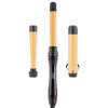 CHI Interchangeable Curling Wand 3 Barrel Attachments For Versatile Curls 05125 Inverted Tapered Barrel 1 15 Barrel