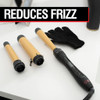 CHI Interchangeable Curling Wand 3 Barrel Attachments For Versatile Curls 05125 Inverted Tapered Barrel 1 15 Barrel