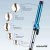 BaBylissPRO Nano Titanium 1 Curling Wand Professional Hair Wand Curling Iron for Long Lasting Curls Creates the Perfect