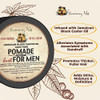 Sunny Isle Jamaican Black Castor Oil Hair Food Pomade For Men 4 oz For Dry Scalp Hair Breakage Growth Stimulation Frizz