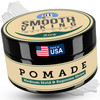 Smooth Viking Medium Hold High Shine Pomade Water Based Hair Cream for Curly Thick Straight Hair Mens Hair Product Made