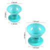 JANYUN 40 Pcs Magic Hair Rollers Include 20 pcs Large Silicone Curlers and 20pcs Small Silicone Curlers Pale Cyan