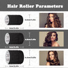 Hair Roller Set 18 pcsHair rollers with hair clips and combSalon hairdressing curlersDIY Hair Styles Sungenol 3 Sizes Ha