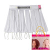 Octocurl Heatless Curls Headband Hair Curlers to Sleep In Heatless Curlers for Short Hair Microfiber White