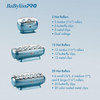 BaBylissPRO Jumbo Hot Rollers Nano Titanium Hair Styling Tools Appliances 5 Count Pack of 1 BABNTTS7