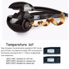 Hann Hair Curler LCD Pro Salon Automatic Ceramic Roller Wave Machine Styler Black 1 Count Pack of 1