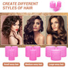 Self Grip Hair Rollers Curlers Set 24 Pieces with 3 Sizes 4 Jumbo 4 Large 4 Medium and 12 Clips for Volume on Long Short