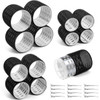 Thermal Rollers for Hair 24PCS Jumbo Rollers Hair Curlers with Clips Large Roller with 63mm 48mm 36mm Self Grip Thermal